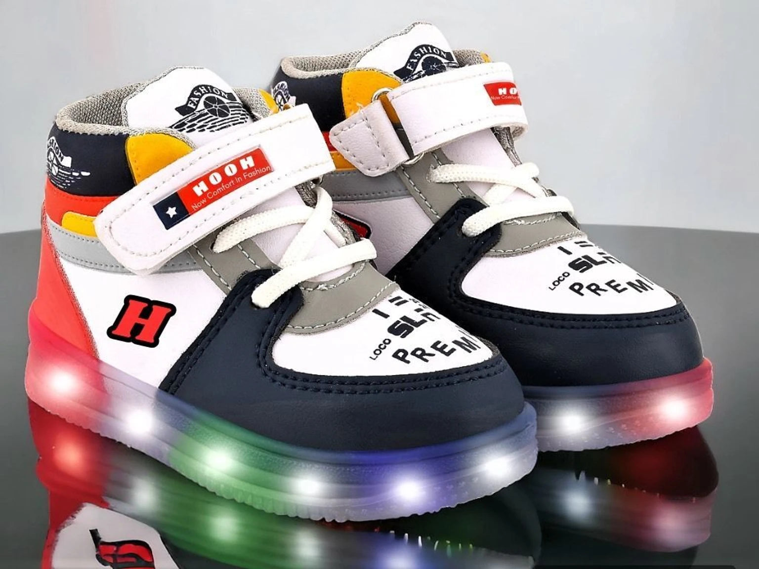 HOOH - Now comfort in fashion Strap Walking Shoes For Boys & Girls (Multicolor, 2-2.5 Years)